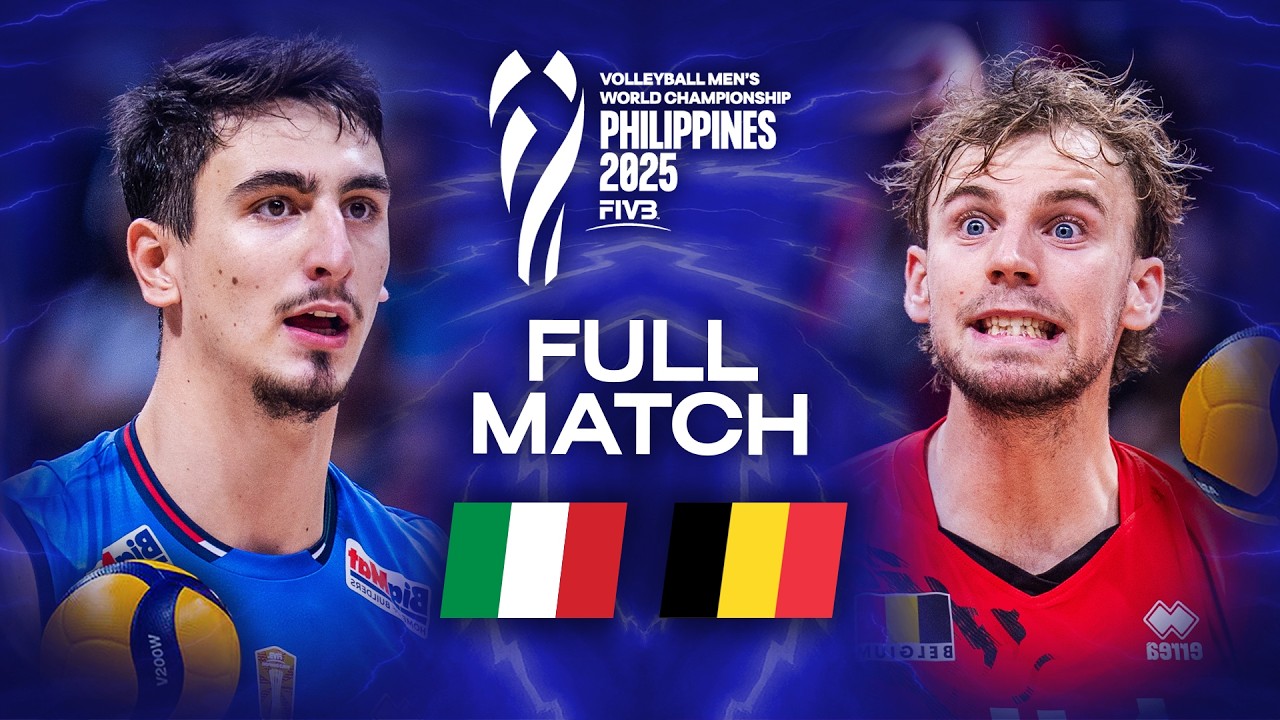 Italy ๐ฎ๐น vs. Belgium ๐ง๐ช | Full Match | World Championship 2025 - Men