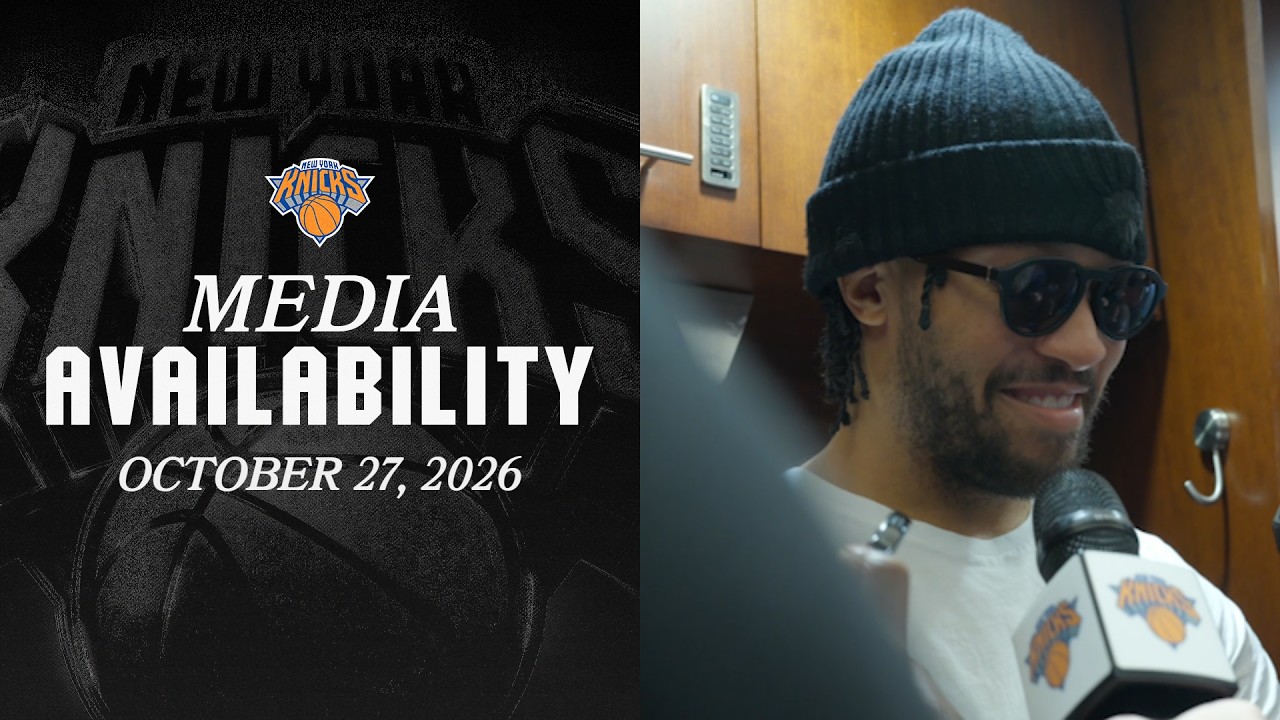 Jalen Brunson, Karl-Anthony Towns, and Coach Brown Postgame Media | October 27, 2026