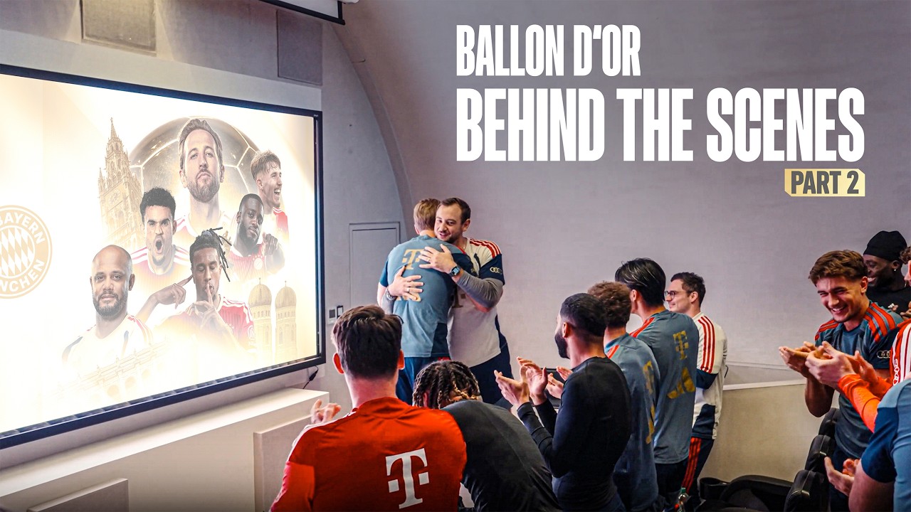 THIS Is How The Team Celebrated Ballon d'Or Winner Harry Kane 👑 | Behind the Scenes