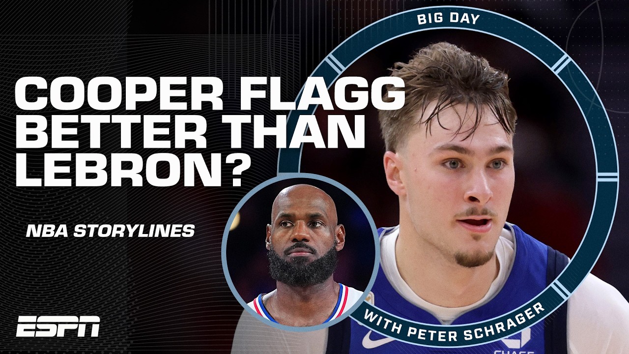Windhorst says Cooper Flagg is a better defender than LEBRON JAMES! | Big Day with Peter Schrager