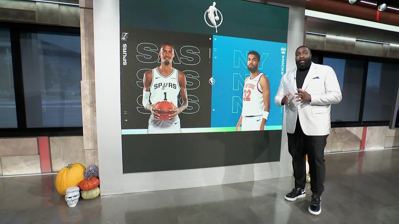 Big Man Ballin’ 🏀 Perk breaks down Wemby & KAT’s big games | NBA Today