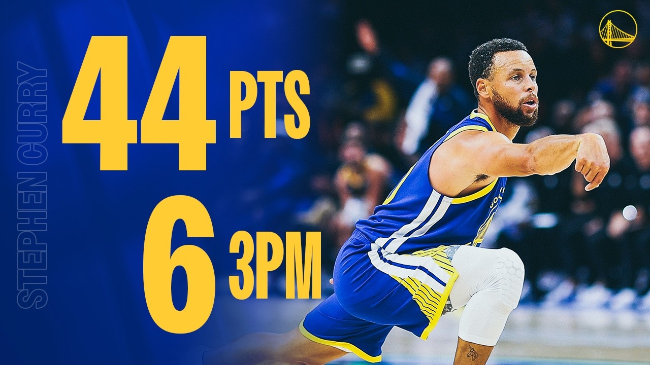 Stephen Curry Goes Off‼️ 44 PTS, 6 3PM In Win Over Timberwolves