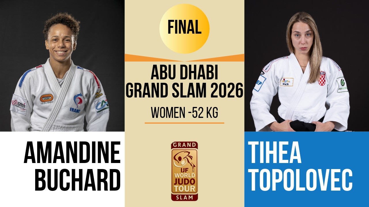 Amandine BUCHARD VS Tihea TOPOLOVEC | Abu Dhabi Grand Slam 2026 | GOLD -52 kg