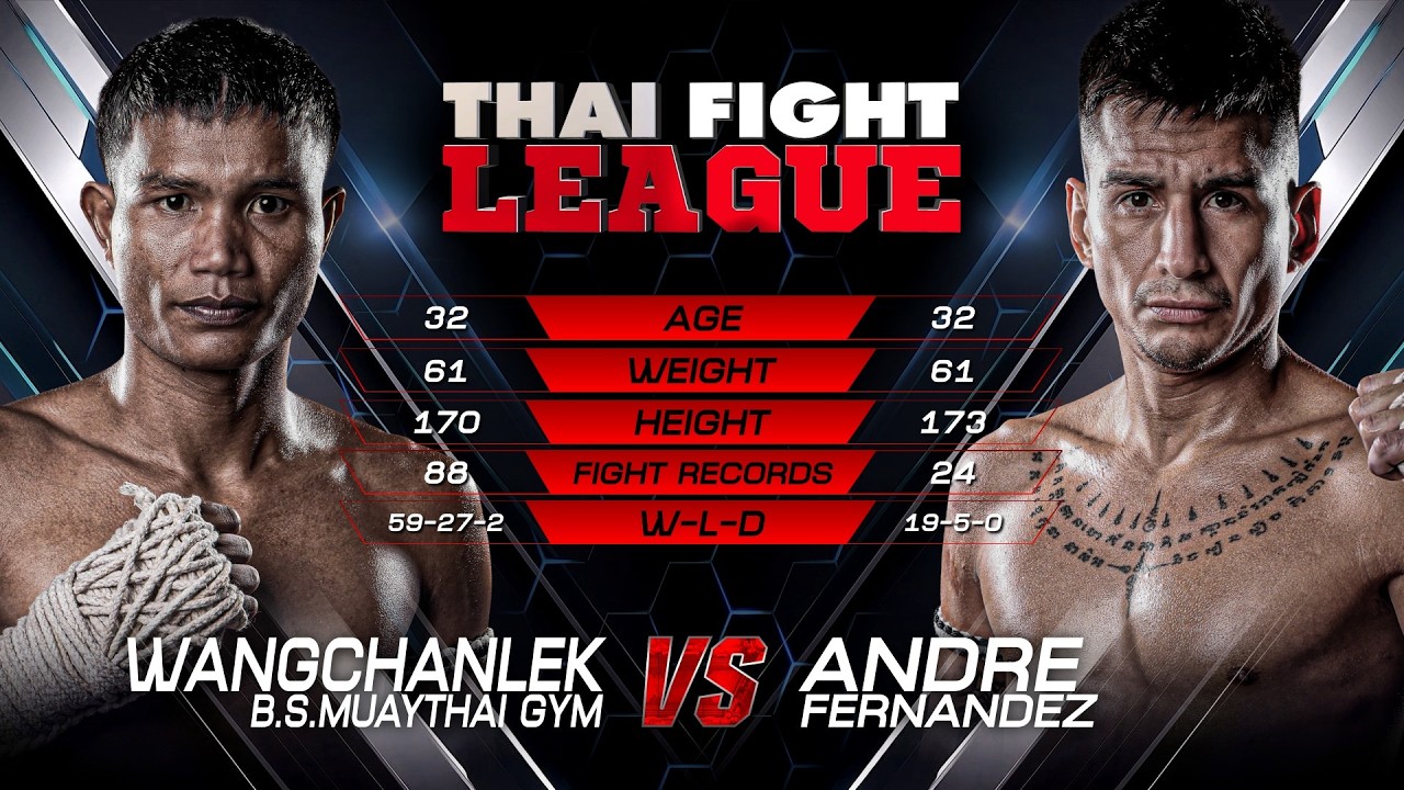 Wangchanlek B.S.Muaythai Gym vs. Andre Fernandez | THAI FIGHT LEAGUE 118 | 11 October 2026
