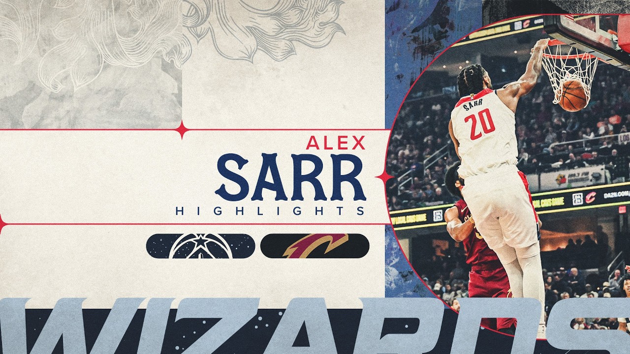 Highlights: Alex Sarr scores 18 against Cleveland Cavaliers