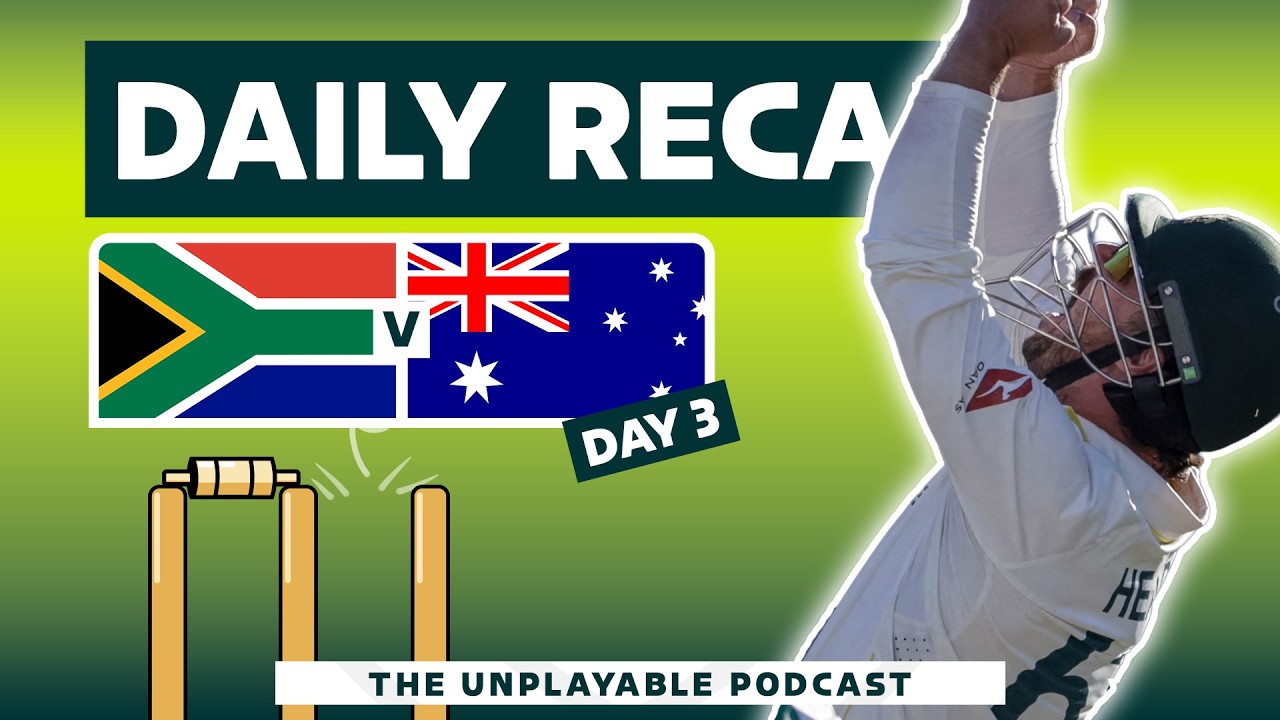 Cape Town Day 3: The bowling brilliance that helped turn the Test | Unplayable Podcast