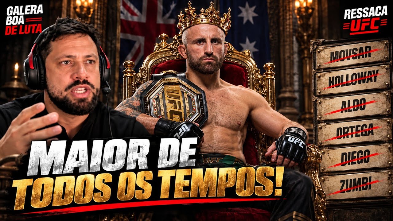 VOLKANOVSKI É O MAIOR DA HISTÓRIA! PETR YAN MONSTRO! | RESSACA UFC