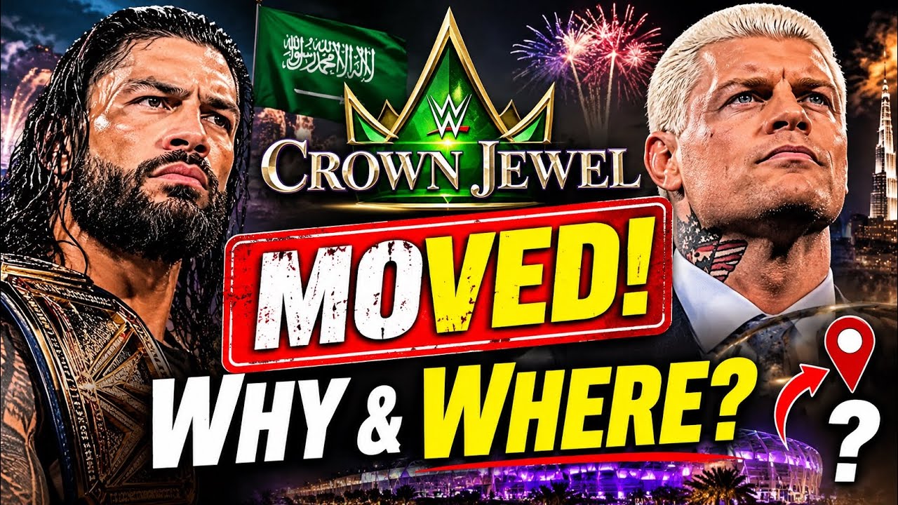 CROWN JEWEL MOVEDЁЯШ▒....Tickets Refunded, Roman's Opponent Decided Friday, CM Punk Match In Danger
