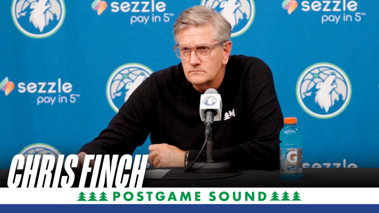 “Everybody’s Gotta Step Up.” | Chris Finch Postgame Sound | 10.28.26
