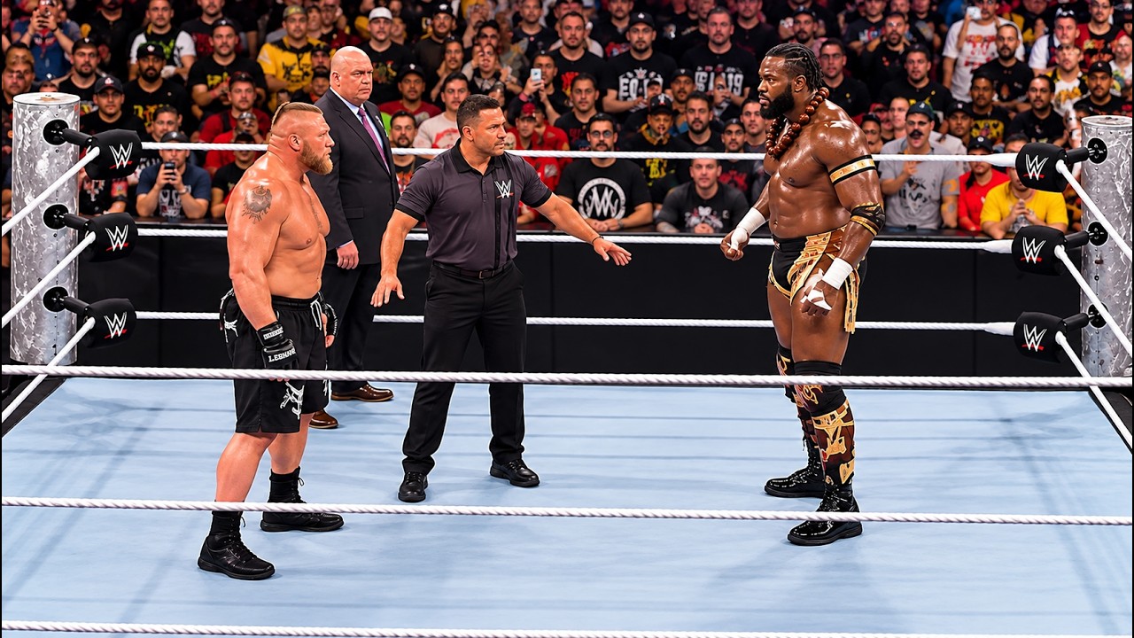 Brock Lesnar vs Oba Femi FULL MATCH!!