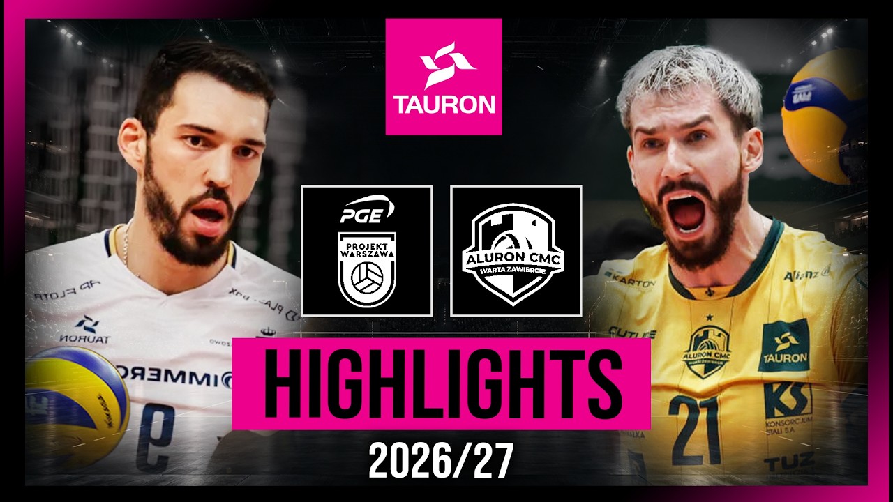 Projekt Warszawa vs Zawiercie - Highlights | TAURON Liga 26/27 - Matchday 3