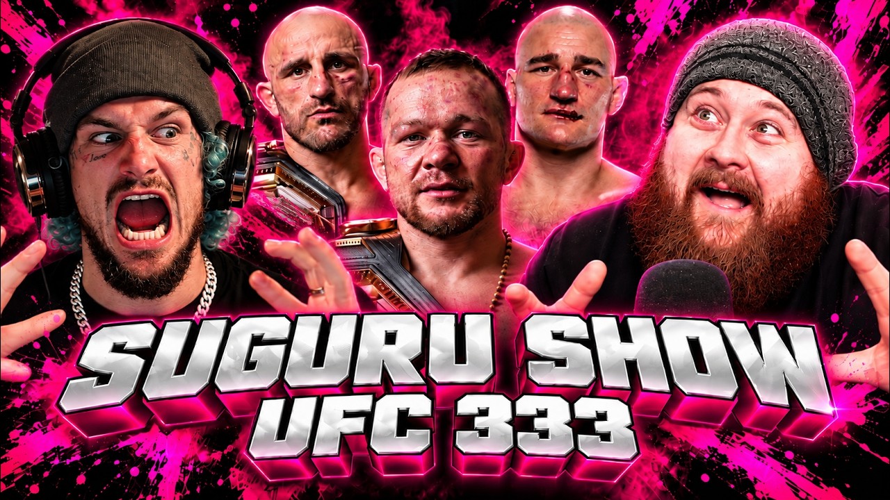 Suga & MMAGuru React to Petr Yan BEATING Merab in Trilogy & Volk’s KO at UFC 333! (THE SUGURU SHOW)