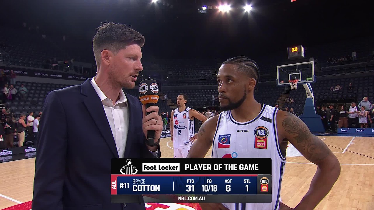 Bryce Cotton post-game interview vs New Zealand Breakers - Round 7, NBL27