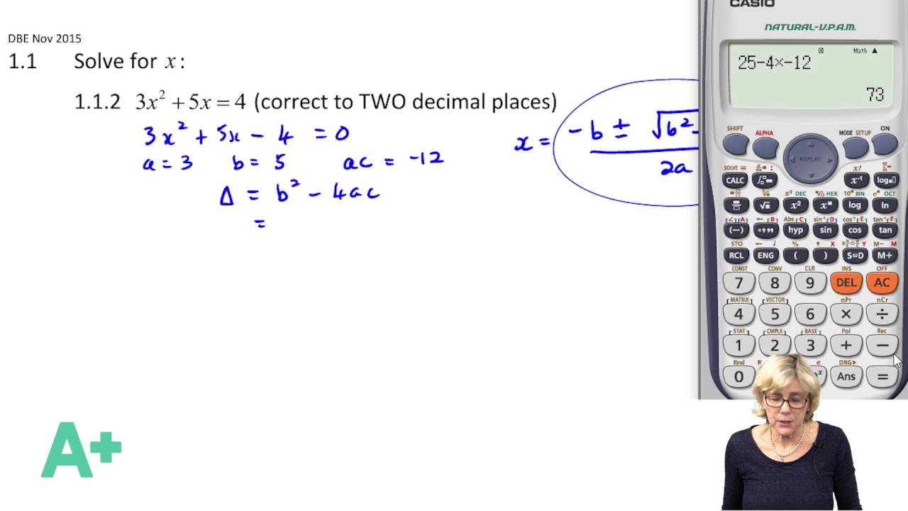 Grade 12 Maths Past Papers video answers