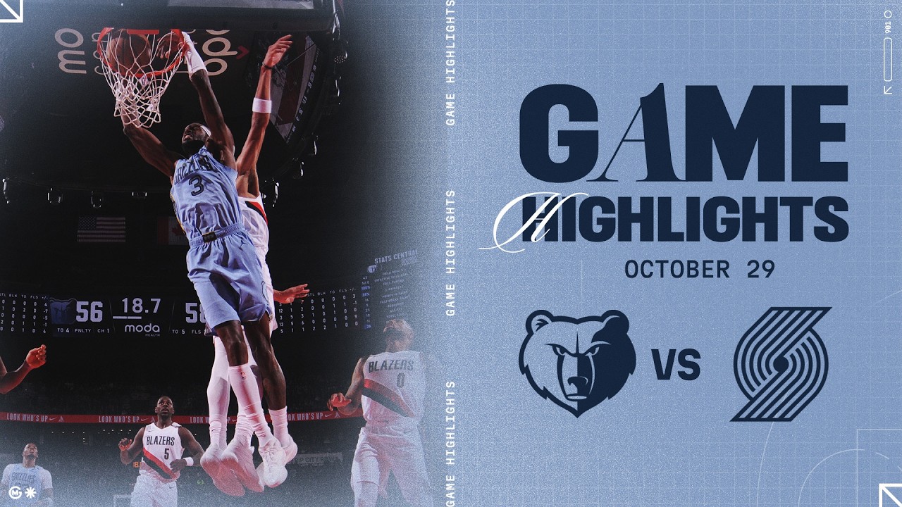 Memphis Grizzlies Highlights vs Portland Trail Blazers