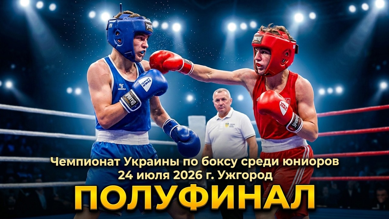 24 июля 2026 г. Ужгород , Чемпионат Украины по боксу среди юниоров