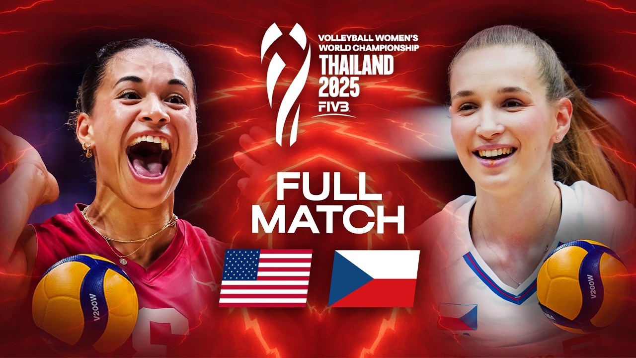USA ๐บ๐ธ vs. Czechia ๐จ๐ฟ | Full Match | World Championships 2025 - Women