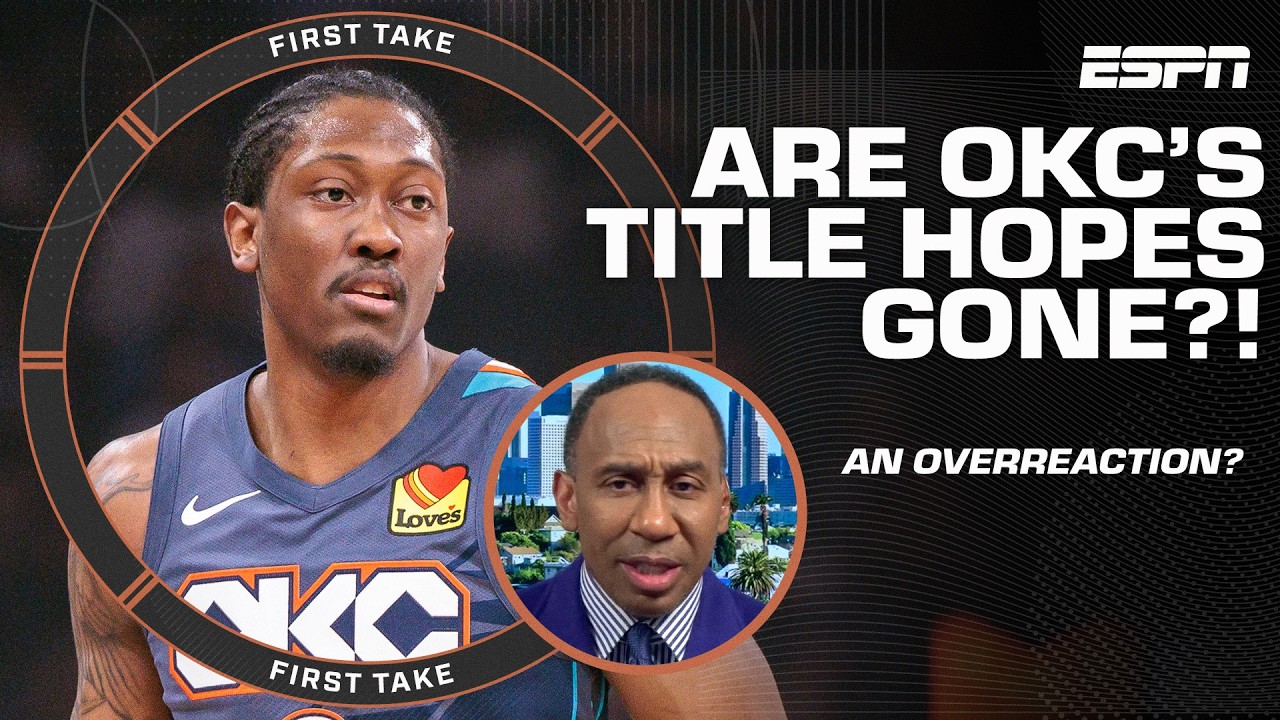 Stephen A. doesn't think OKC's title hopes are gone without Williams and Wallace đ | First Take
