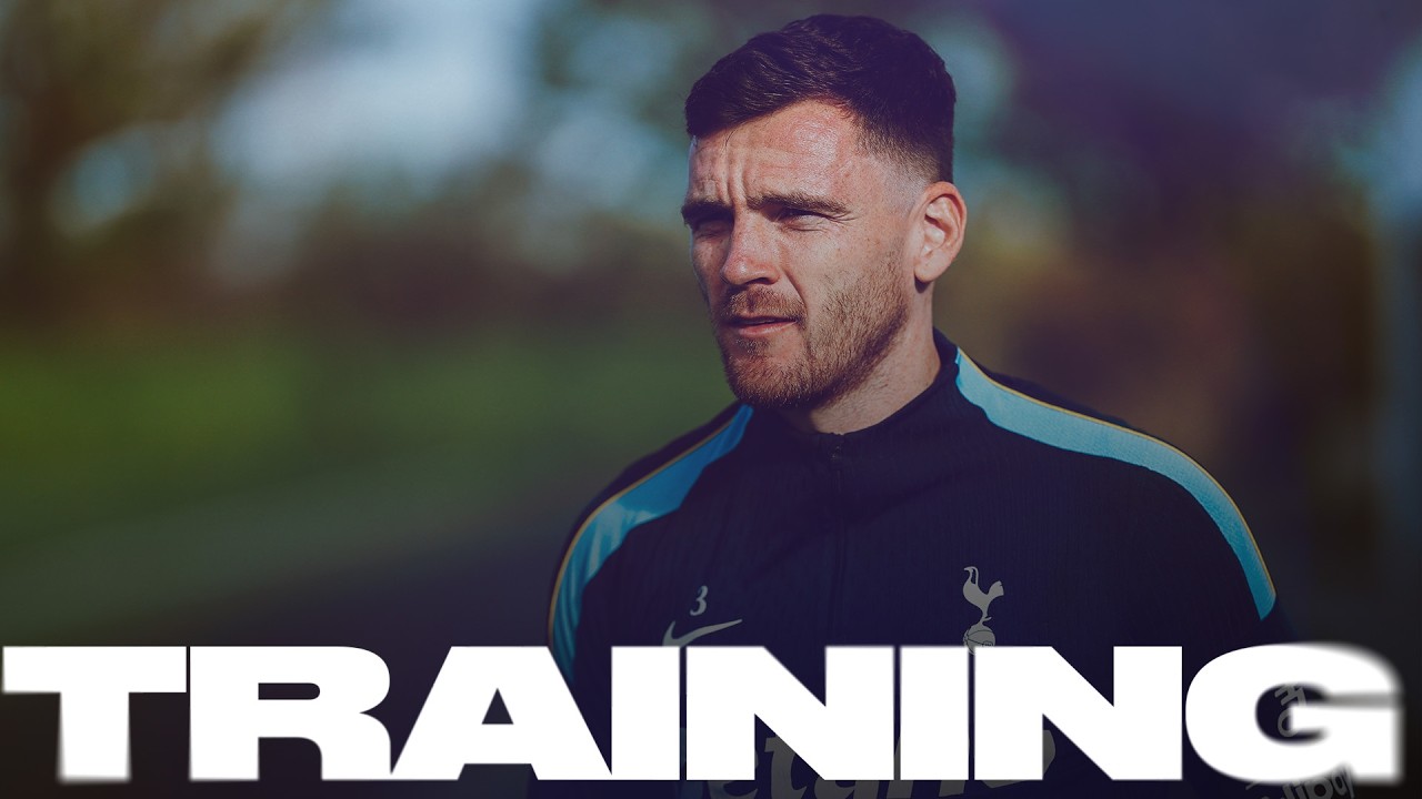 Tottenham training ahead of Crystal Palace clash in the Premier League!
