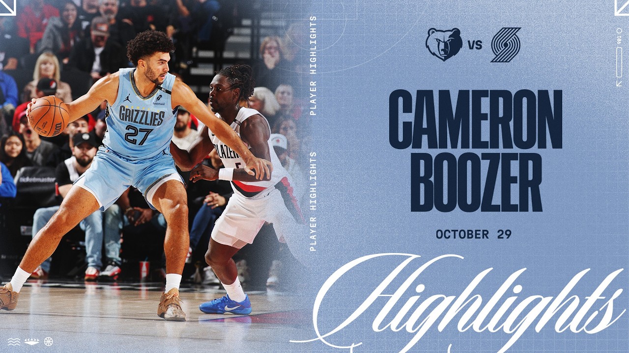 Cameron Boozer Highlights vs Portland Trail Blazers