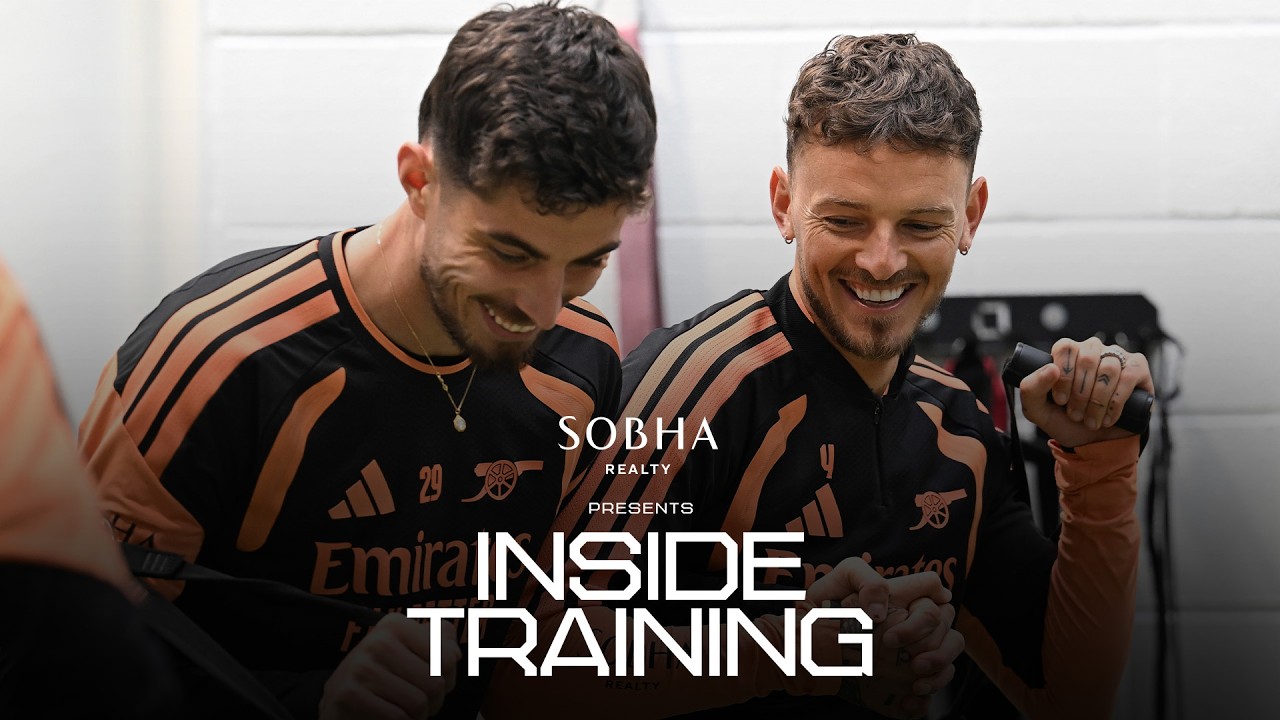 INSIDE TRAINING | Arsenal prepare to face Liverpool at Anfield | Premier League