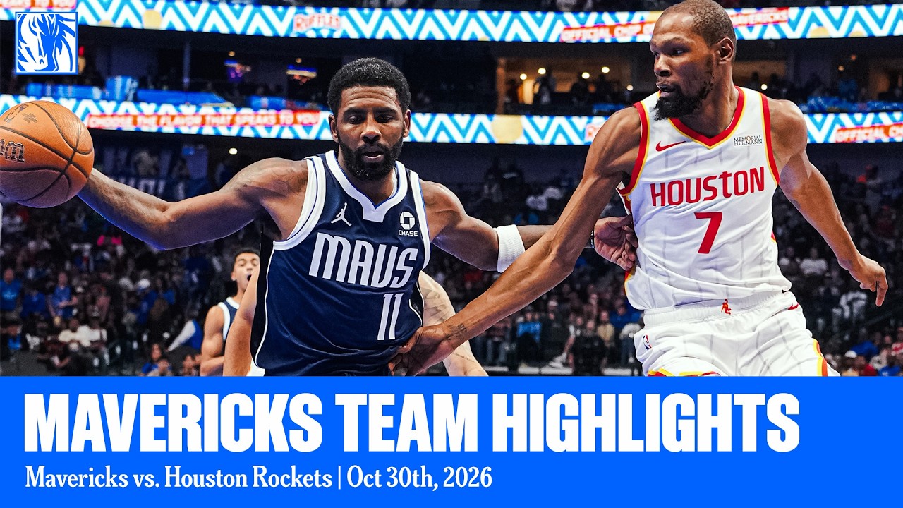 Mavericks Highlights vs. Houston Rockets | October 30 2026