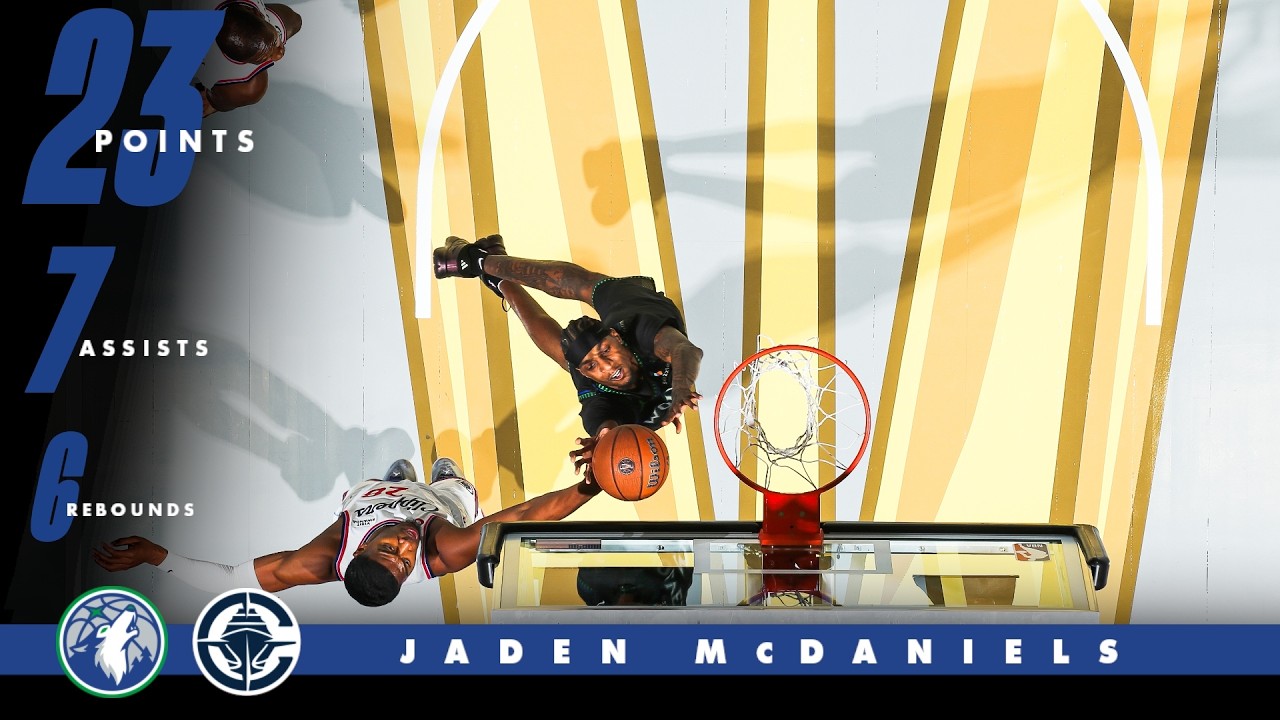 Jaden McDaniels GOES OFF With 23 Points vs LA Clippers | 10.30.26